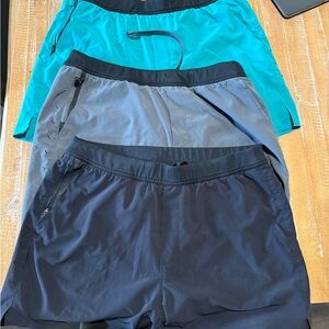 Ten Thousand Men's Athletic Shorts - Blue, Gray, Black